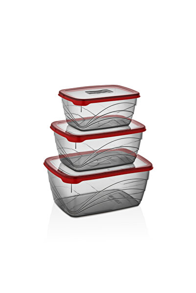 Mons Qlux Storage Container Set 1600 + 2800 + 4600 ml Bpa-Free Storage Container L-00772 Carrying Container