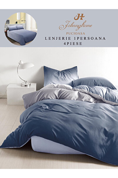 FIONNA.RO Lenjerie De Pat Finet 1 Persoana - Albastru Degrade