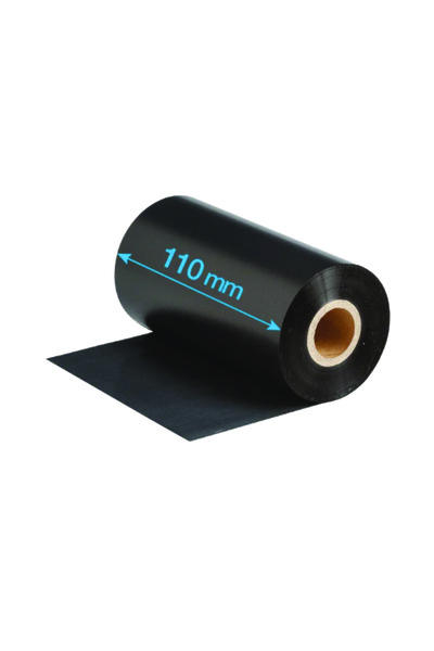 OEM Ribbon 80mm x 150m, Wax - Resin, Black, OUT