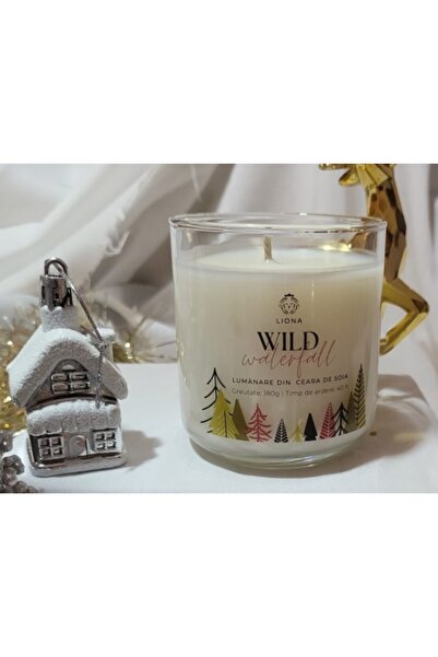 Liona Glass Jar Candle, 180 g — Wild Waterfall (Lavender & Citrus)