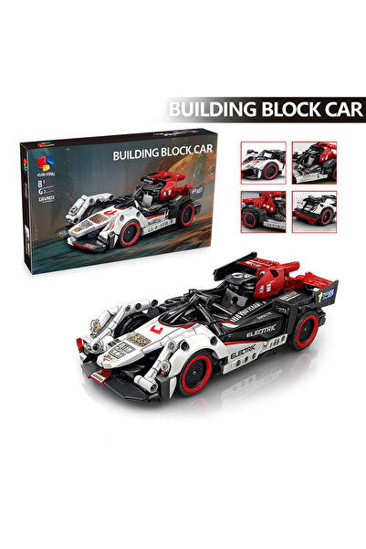 OEM DIY pullback racing car model – 486 pieces