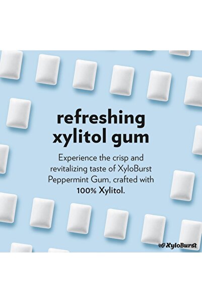 Generic Xyloburst, Xylitol Chewing Gum, Peppermint, 5.29oz (150 g), 100 Pieces