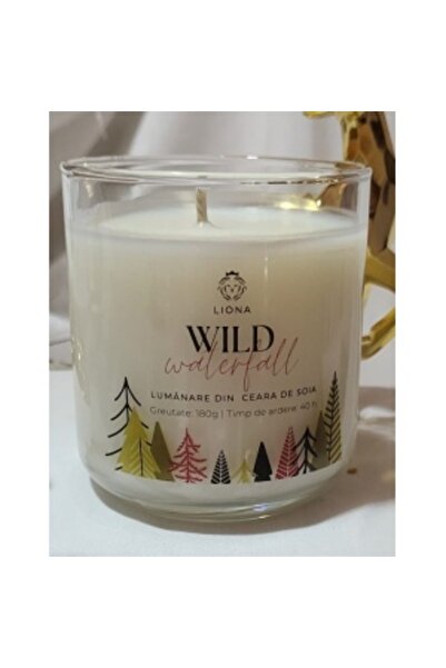 Liona Glass Jar Candle, 180 g — Wild Waterfall (Lavender & Citrus)