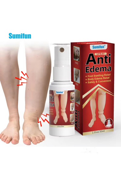 SUMIFUN Anti-Edema Foot Swelling Relief Spray – Reduce Leg & Foot Puffiness | Tired & Heavy Legs Comfort