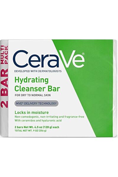 MQ صابونة منظفة للجسم والوجه من سيرا في هايدراتين جي مع 5% كريم خالي من العطو...