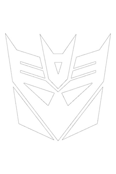 Oracal Sticker Transformers, 12cm, white
