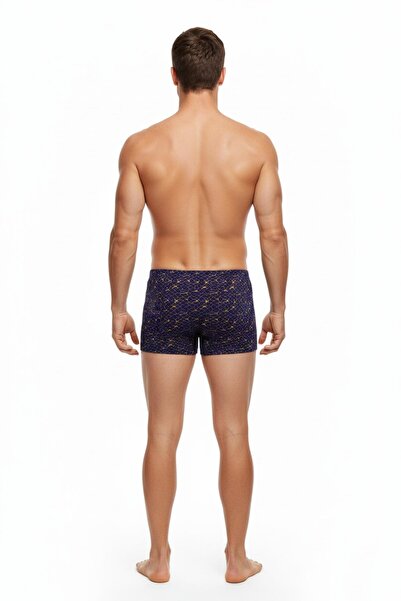 İki Yıldız Men's Stretch Fabric Print Patterned Boxer Bgl-St05008