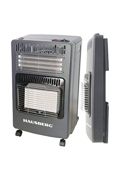 Hausberg Soba pe gaz si electric HB1022NG Negru, 4.2kW