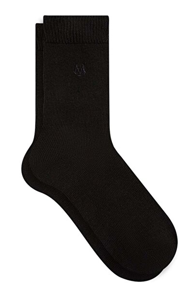 Mavi Logo Embroidered Socks Unisex Socks Black