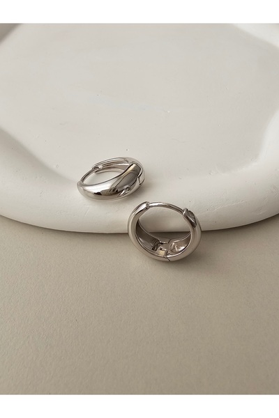 Zivazer Store Kadın Vip kararmaz alerki yapmaz Xuping kalın gümüş renginde ha...