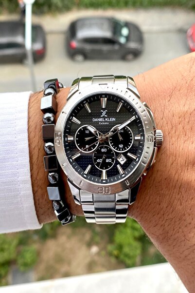 Daniel Klein Yeni Sezon Gümüş Çelik Kordon Siyah Kadran Exclusive Spor Erkek ...