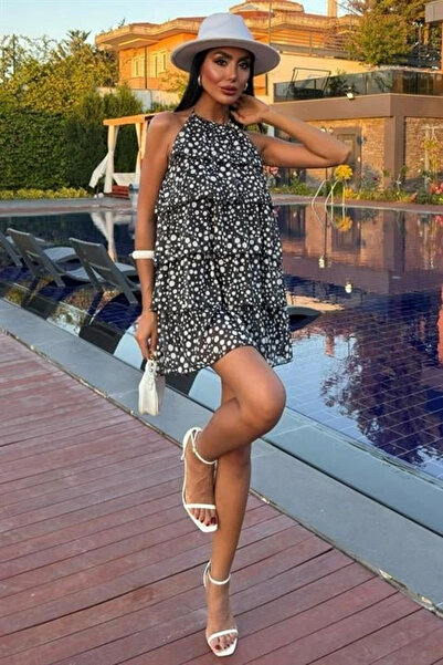 GENCULUS Ruffled Chiffon Dress 290508