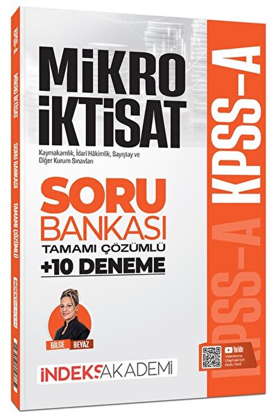 İndeks Akademi 2026 KPSS A Grubu Mikro İktisat Soru Bankası ve 10 Deneme Çözü...