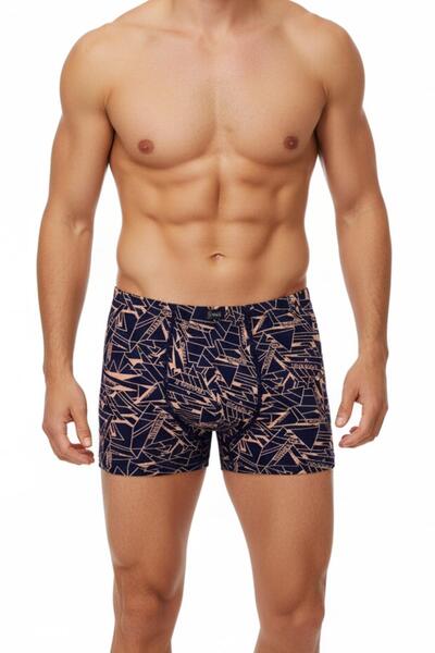 İki Yıldız Men's Stretch Fabric Print Patterned Boxer Bgl-St05009