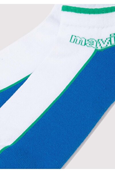 Mavi Лого чорапи Унисекс чорапи БЯЛО