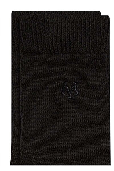 Mavi Logo Embroidered Socks Unisex Socks Black