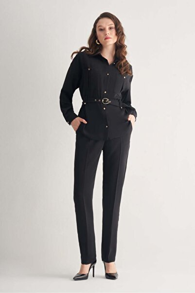 UTOPIAN Lastik Kemer Detaylı Pantolon