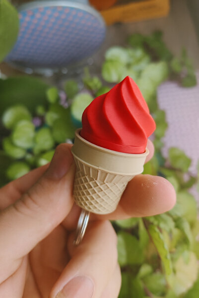 Rekatech Colorful Ice Cream Clicker Keychain – Stress Relieving Mini Toy