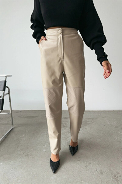 GENCULUS Leather Pantoon Knee Piece Stone