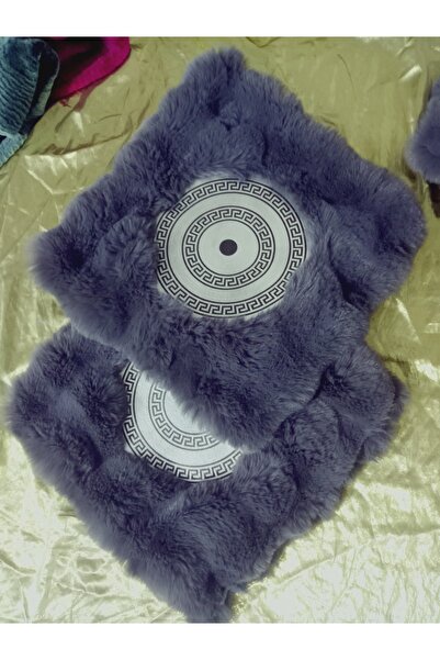 hoaryage Square Plush Fur Floor Cushion, Sofa Cushion, Chair Cushion 38cm