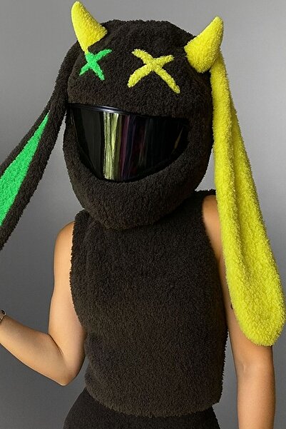 Beta peluş motosiklet kask kılıfı kask süsü