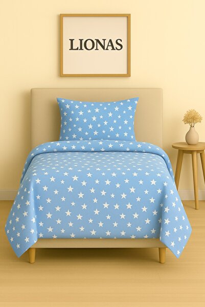 StellaFlavo Single Patterned Duvet Cover + 1 Pillowcase with Cover