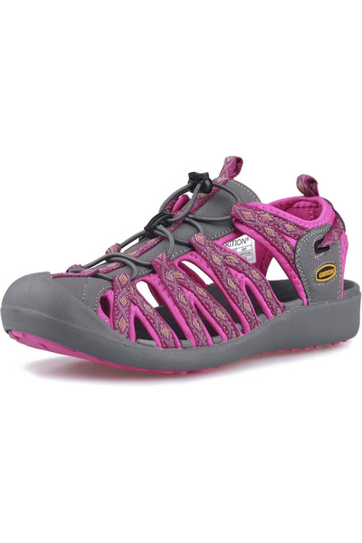 OEM Sandale casual pentru drumeții și activități outdoor, gri-roz, mărimea 36