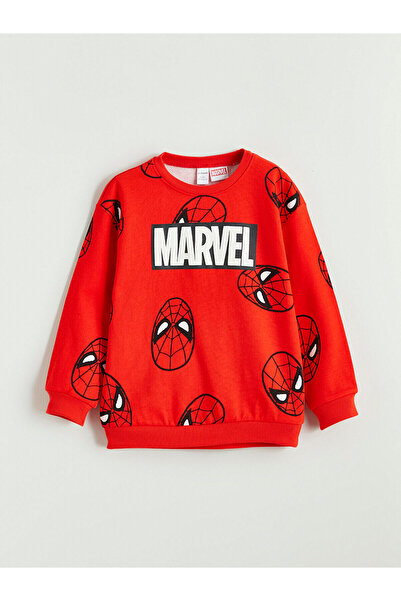 LC Waikiki LCW baby guler rotund Marvel cu imprimeu Hanorac pentru băieți tricou