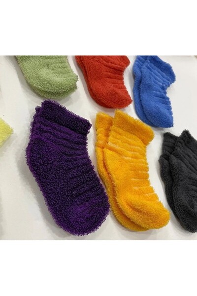 CUBBUX Children's Reverse Towel Socks Winter Socks 6 Pieces