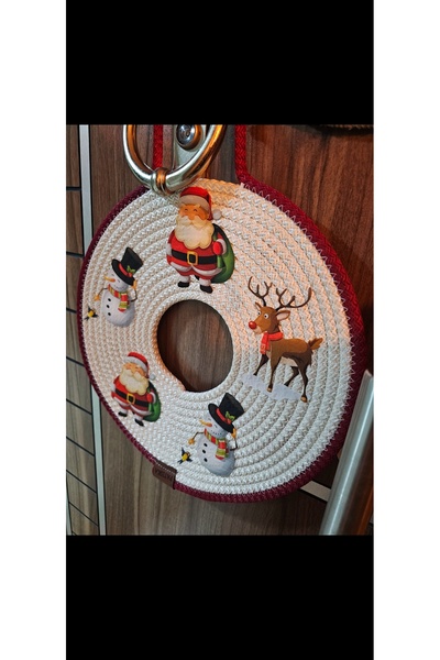 Patiska Tasarım Yılbaşı Kapı Süsü, Yeni Yıl, Noel Aksesuar