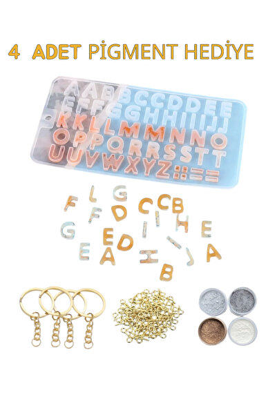 se7enck Epoksi Alfabe Harf Kalıbı Epoksi Başlangıc Seti 25 Parça , Epoksi Başlangıç Seti Epoksi Reçine