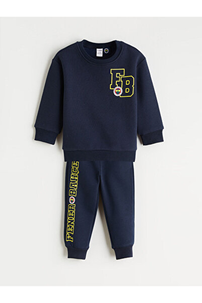LC Waikiki LCW Kids Lacivert Fenerbahçe Lisanslı Erkek Çocuk Kalın Sweatshirt...