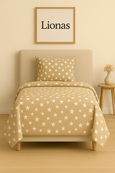 StellaFlavo Husă de pilota cu model pentru o persoană + 1 husă de pernă cu capac