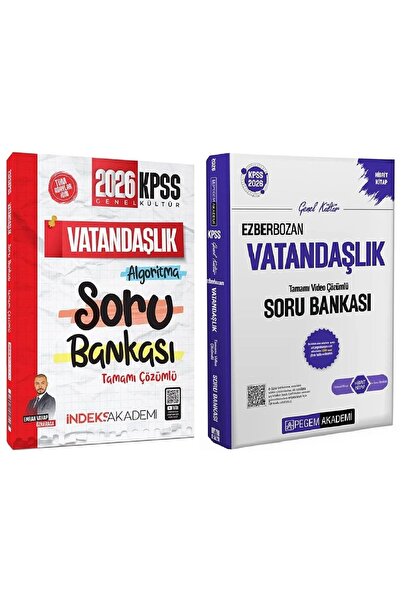 Pegem Akademi Yayıncılık Pegem + İndeks 2026 KPSS Vatandaşlık Ezberbozan Soru...