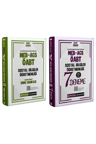 Pegem Akademi Yayıncılık Pegem 2026 ÖABT MEB-AGS Sosyal Bilgiler Öğretmenliği...