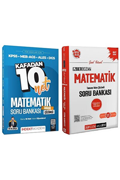 Pegem Akademi Yayıncılık Pegem + İndeks 2026 KPSS Matematik Ezberbozan + Kafa...