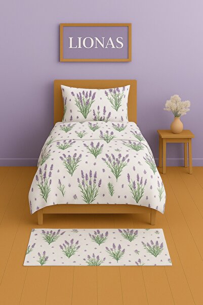 StellaFlavo Single Patterned Duvet Cover + 1 Pillowcase with Cover