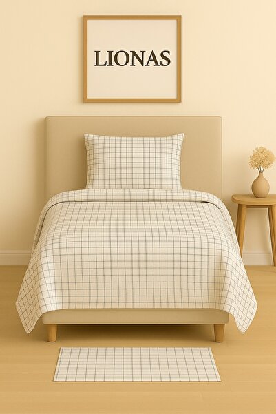 StellaFlavo Single Patterned Duvet Cover + 1 Pillowcase with Cover
