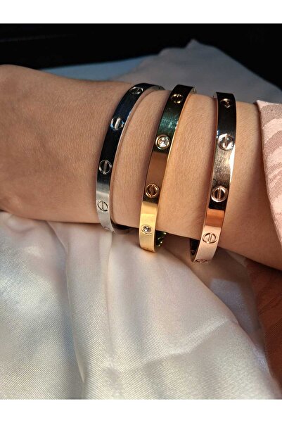 TwinRoots Kararmaz Çelik Rose Renkli Bileklik