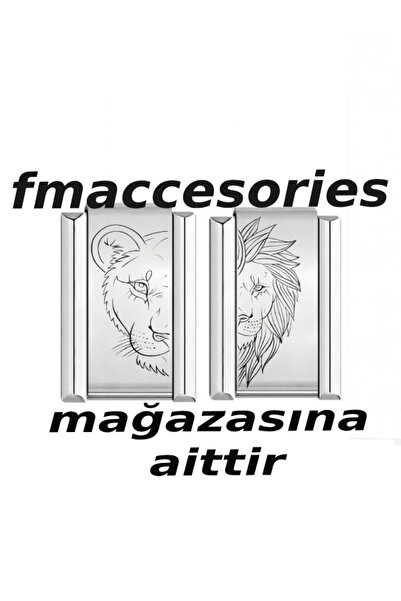 fmaccesories سوار إيطالي من الفولاذ بلون فضي، طباعة ليزر 'إيرن مان'، لا يتلاش...