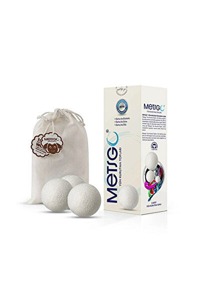 Genel Markalar 3 ADET Metsgo Yün Kurutma Topu Seti 3'lü