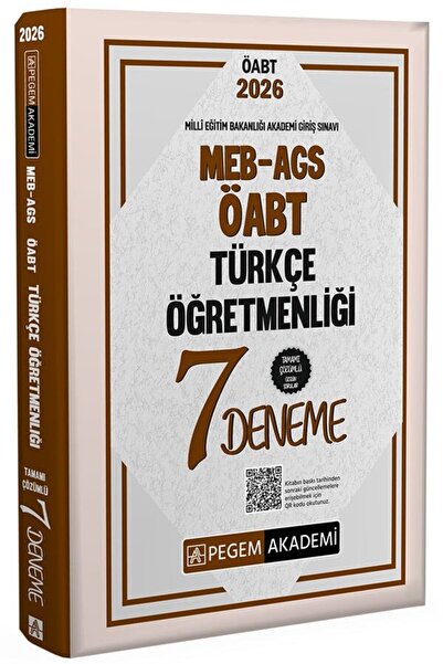 Pegem Akademi Yayıncılık Pegem 2026 ÖABT MEB-AGS Türkçe Öğretmenliği 7 Deneme...