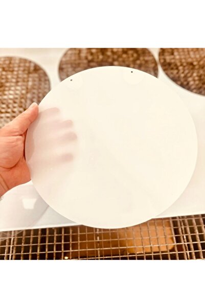 hazer case ŞEFFAF PLEKSİ KAPI SÜSLEME ÇEMBERİ YUVARLAK BOŞ PLEKSİ 30 CM, HEDİ...