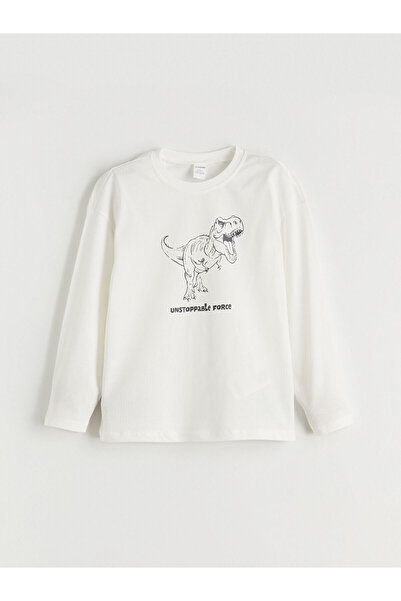 LC Waikiki Hanorac pentru băieți cu imprimeu cu dinozauri LCW