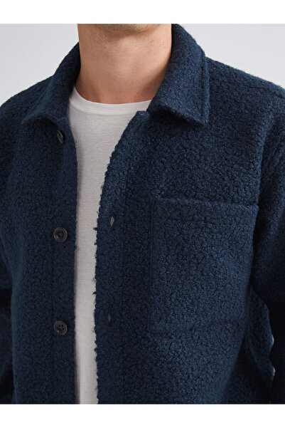 LC Waikiki Regular Fit Long Sleeve Plush Men's Shirt Jacket