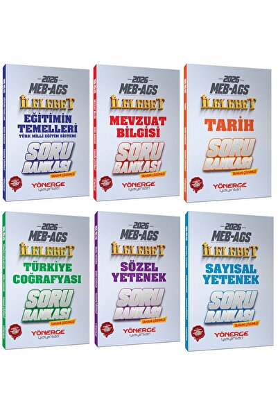 Yönerge 2026 MEB-AGS İlelebet Soru Bankası 5 li Set