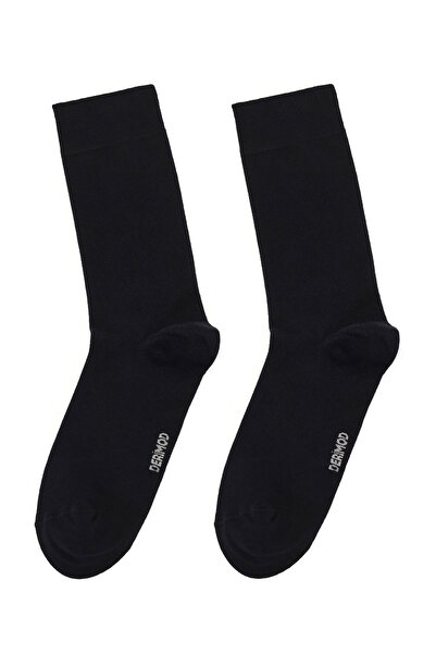 Derimod Men's Black Bamboo Long Socks 000A2C35106F