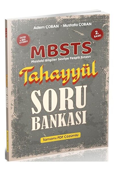 Tahayyül Yayınları Tahayyül MBSTS Soru Bankası - Mustafa Çoban, Adem Çoban