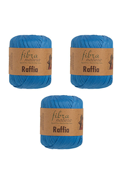 Fibra Natura Snur de hârtie rafie, pachet de 3