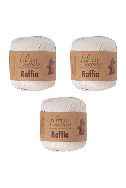 Fibra Natura Ράφια Χαρτί κορδόνι 3 τεμάχια σε συσκευασία